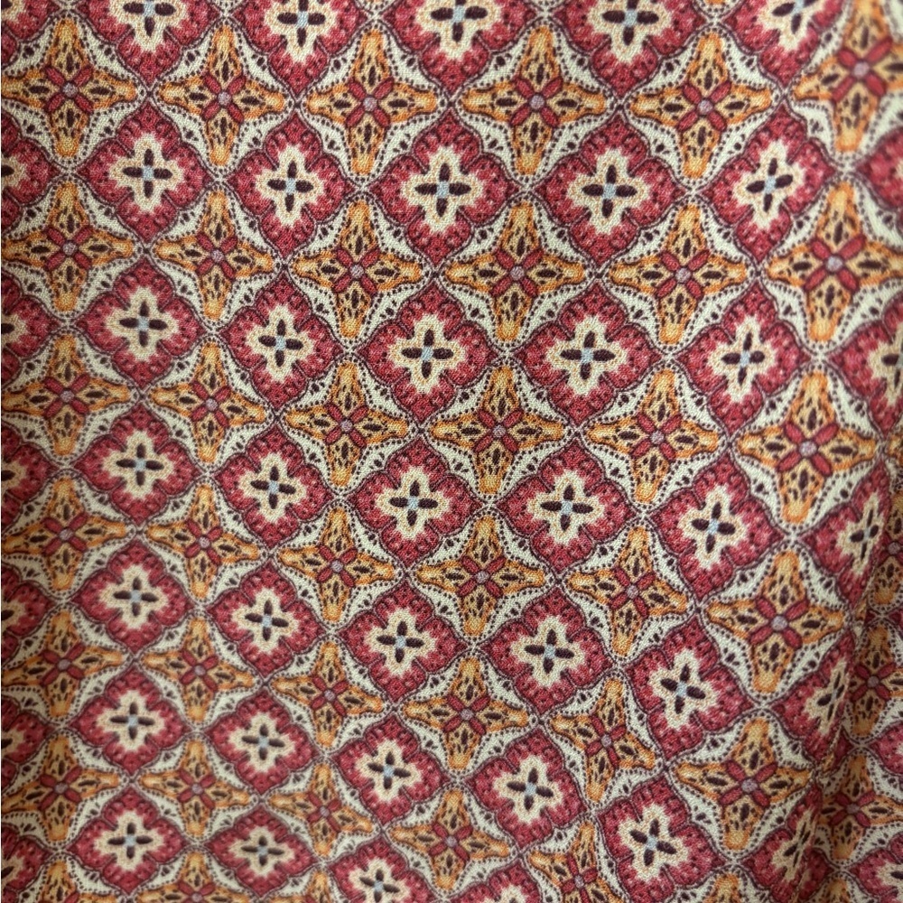 Max Studio Pink Patterned Short-Sleeve Button Down Shirt Size S - Picture 4 of 6